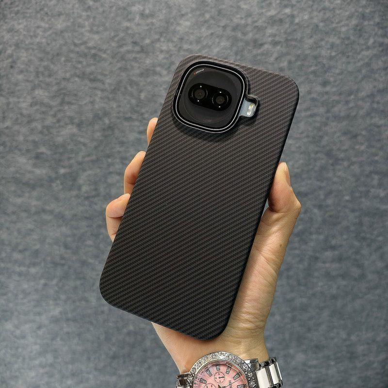 For Vivo iQOO Z11 Turbo Case Matte Hard Carbon Fiber PC Texture Pattern Cover For iQOO 15R Lightweight Fashion Phone Shell