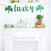 St. Patrick's Day Shamrock Party Decoration Flags