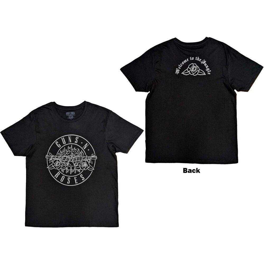 Guns N Roses - Classic Bullet Mono - Black t-shirt XXXL