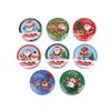 1pcs Christmas Gift Box Metal Tin Candy Cookie Packaging Box Containers Kids New Year Gift Decor Xmas Party Supplies