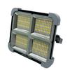 Ultra-Bright Solar Rechargeable Waterproof Portable Floodlight for Outdoor Camping and Night Market Emergencies