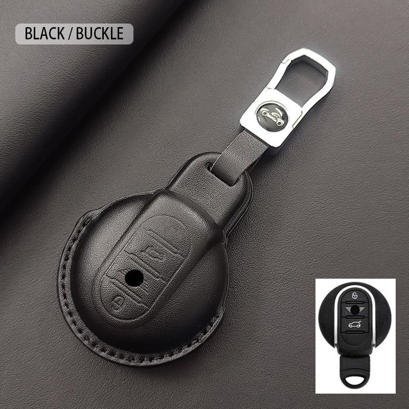Car Key Case Cover Fob For Bmw Mini Cooper S One Jcw F54 F55 F56 F57 F60 Clubman Countryman Keyless Keychain Durable Luxury