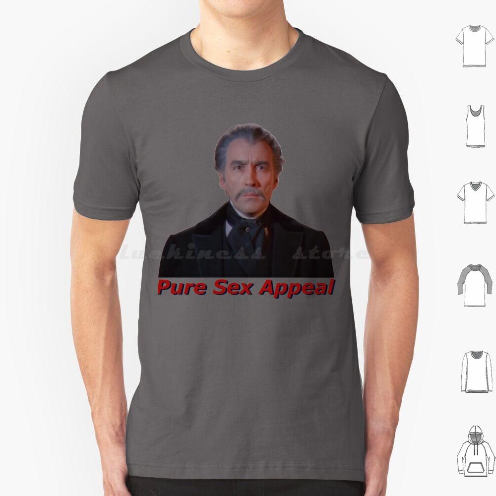 DraculaPure Sex Appeal T Shirt Cotton Men Women DIY Print Dracula Horror Classic Horror Christopher Lee Horror Comedy S