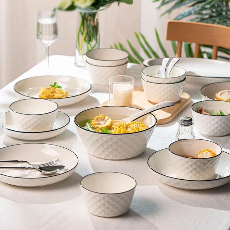 Jingdezhen Underglaze Ceramic Dinnerware Set