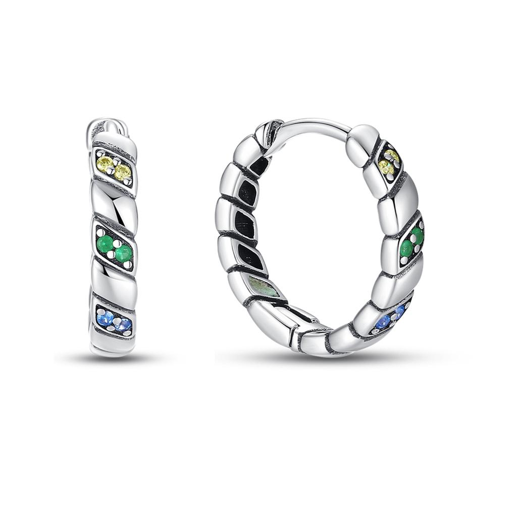 Copper Plated Woman Hoop Earring Original Pendientes Luxury Jewelry Gift