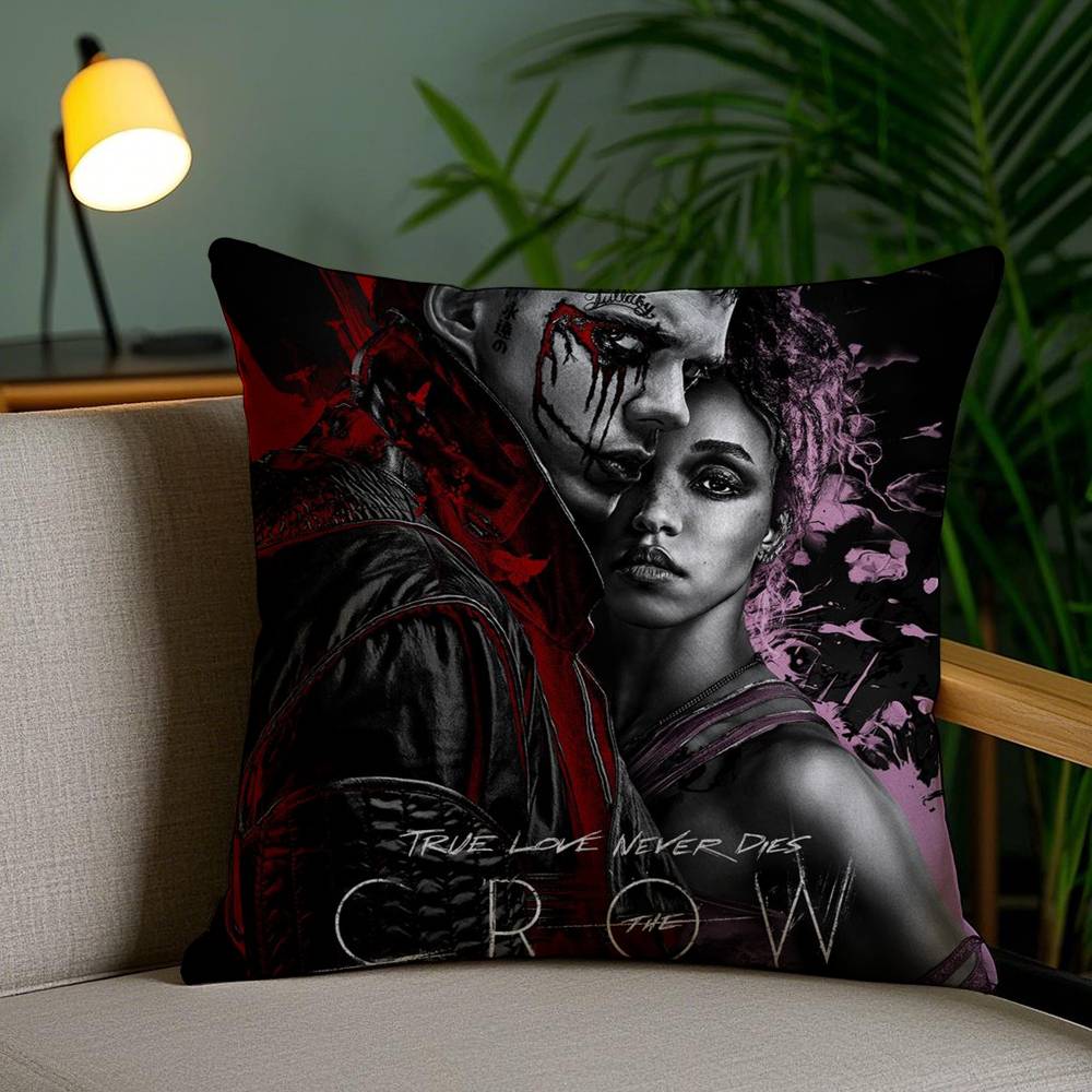 

Pillow Case R-Raven C-Crow Movie Sofa Short Plush Double-sided HD Printing Room Home Office Gift Cushion Cover 30cmx30cm