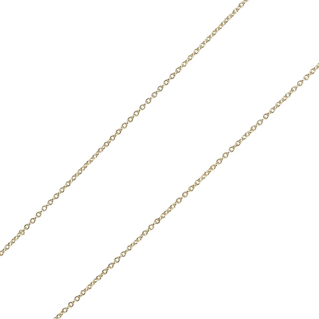 TIFFANY&Co. Bean Necklace K18 yellow gold 7.85g Women Used