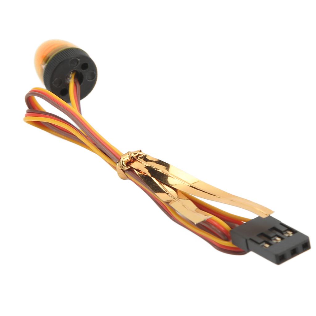 RC Car Alarming Light 5 Light Modes High Simulation Round Compact 10x15mm LED Warning Light for