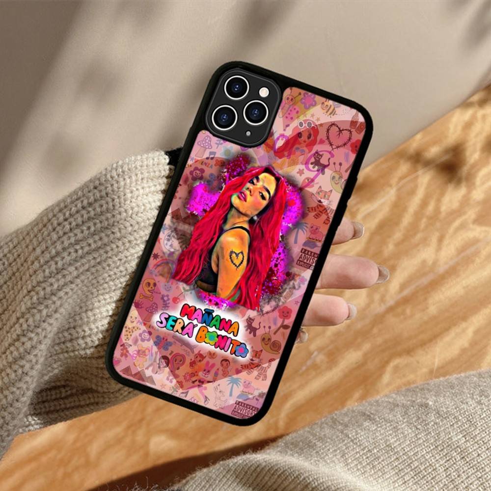 Чехол для телефона Karol G Manana Силиконовый PC+TPU Для Для IPhone 11 12 13 14 15 16 Plus Pro Max Чехол