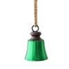Christmas Bells Ornament Rustic Iron Jingle Bells Christmas Hanging Decoration for Xmas Holiday Tree Doorway Decor