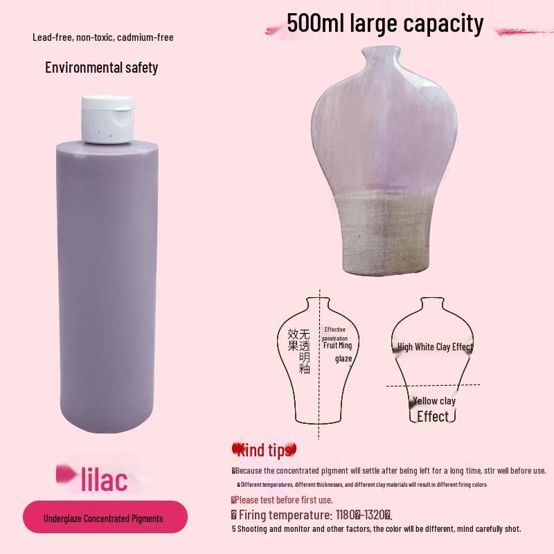 Konzentrierte wasserbasierte Keramik-Unterglasurpigmente für DIY- & Studentenprojekte
