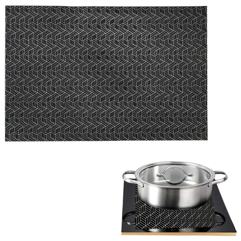 Durable Heat Resistant Induction Stove Protectors Pad Nonslip Front Placemat