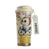 Lily of the Valley Cup Cartoon High Value Thermos Cup Cute 3D Printing Pattern Gift Double Drink Straw Cup