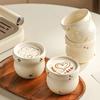 Hand-painted Coffee Cup Embossed Fruit Water Cup Creative Tea Cup  Gift Giving