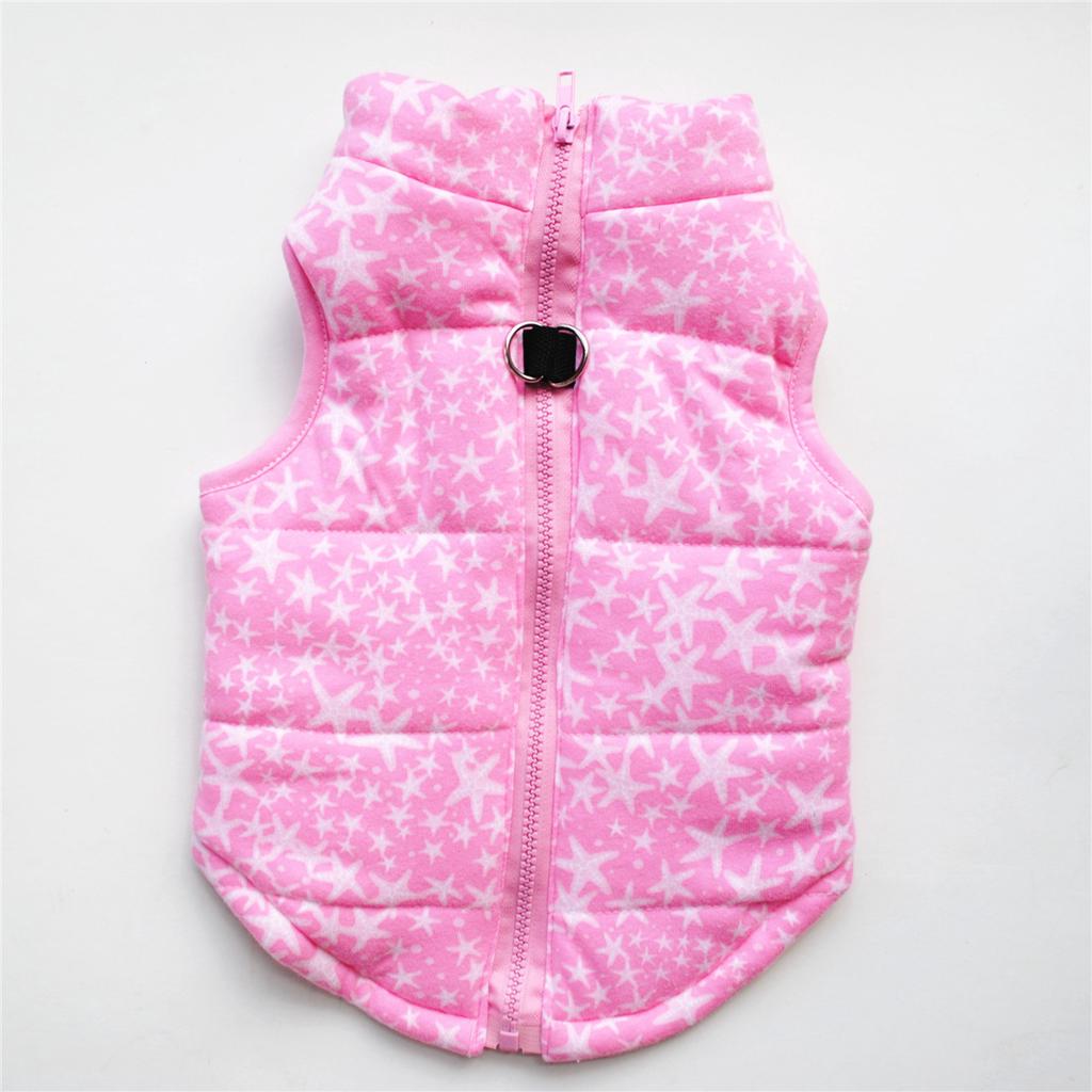 Haustierkleidung, Jacke aus reiner Baumwolle, Baumwolljacke, Baumwolljacke zum Überziehen und mit Schnalle, Bixiong, Bomei