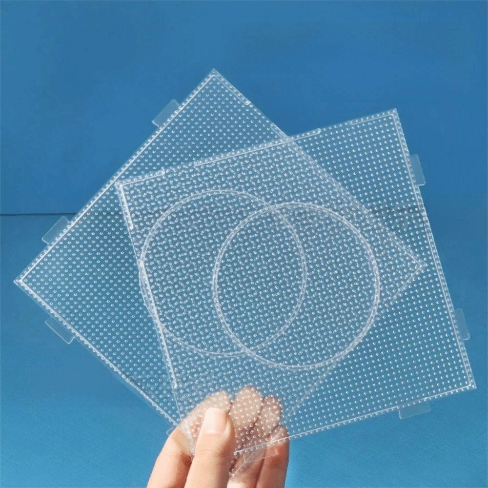 4Pcs High Temperature Resistance Melting Beads Pegboards 2.6mm Hama Beads template  Educational Use