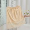 Women Mid‑Length Half Slip Underskirt Lace Hem Anti‑See‑Through A‑Line Modal Liner Skirt Summer Inner Base Skirt