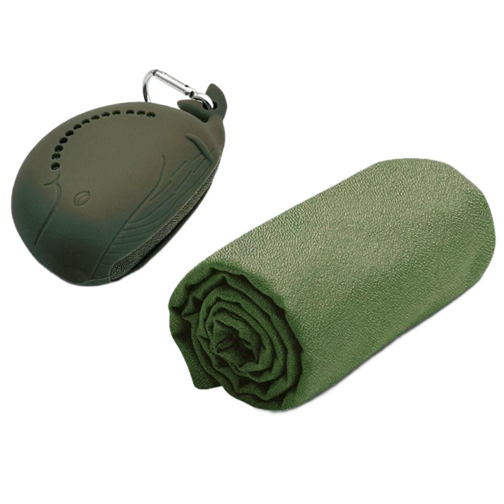 Quick Drying Cooling Ice Towel for Outdoor Portable Cute Bag Fitness Cool Towel with Buckle Microfiber Sports Cold Towel