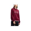 Fila Fashion Casual Fleece Hooded Sweatshirt Women Tops Rose-Red F11W519218FWI