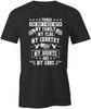 FAMILY FLAG COUNTRY RIGHTS TShirt Tee Short-Sleeved Cotton CLOTHING USA S1BSA37