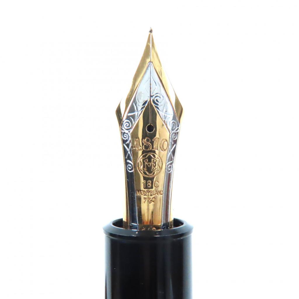Excellent MONTBLANC fountain pen Meisterstck 149 Black gold 18K Used