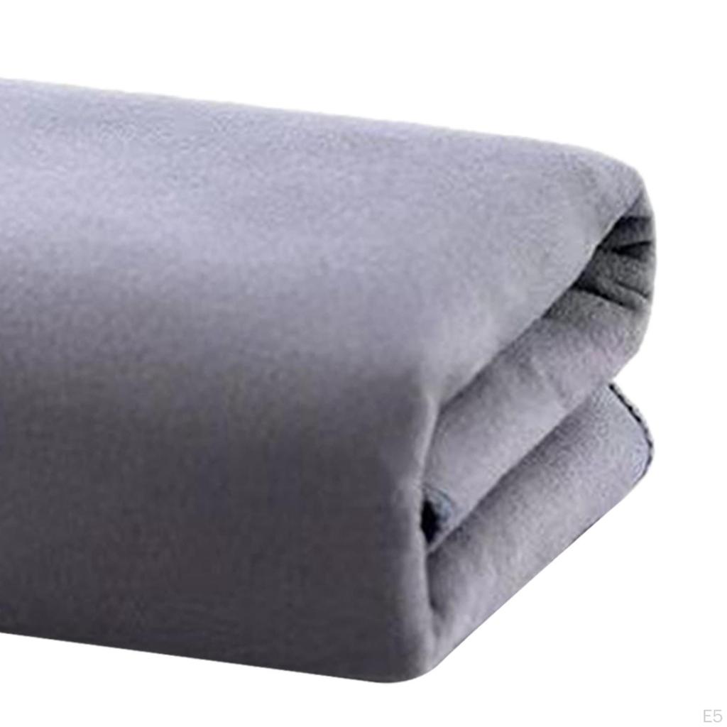 12 X 23.6 Inch Microfiber Cloth Car Drying Towel, Washable Super Absorbent Fleece Material with
