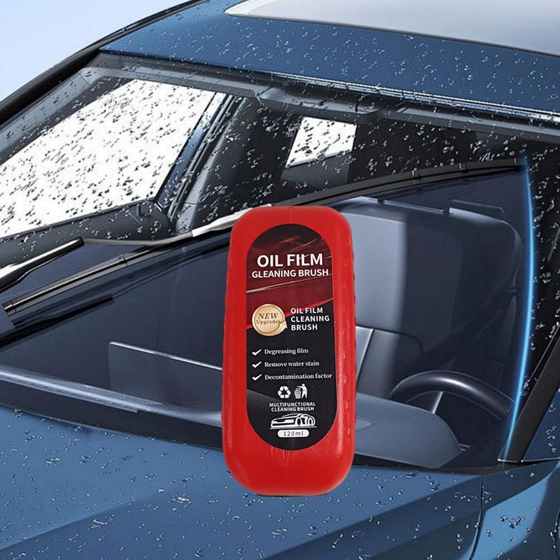 120ml Automotive Car Oil Film Cleaning Brush Car Glass Oil Film Cleaner Hydrophobic Windshield Oil Film Remover for Car Window