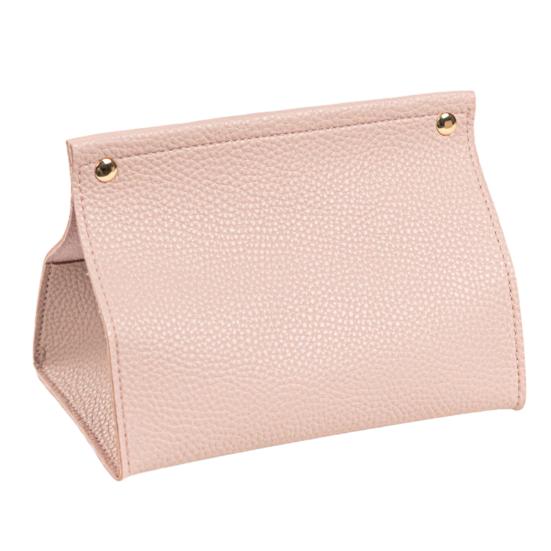 Tissue Box, Easy Open Waterproof PVC Leather Design, Simple Style Durable Anti-Crack Tissue Dispenser for Home Car Use E