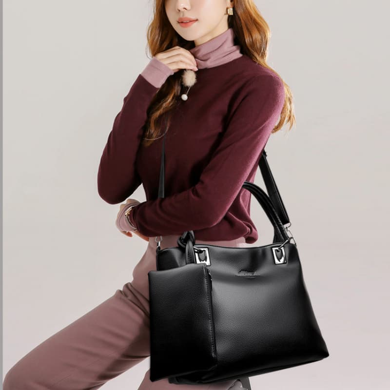 Fashion Versatile Commuter Tote Bag Crossbody Bag