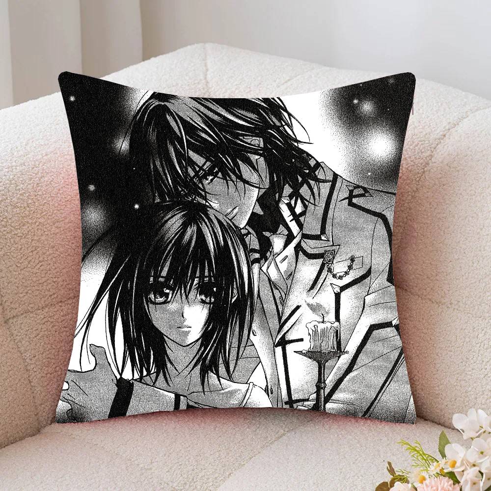 Anime Vampire Knight Pillow Case Fashion Square Pillowcase Bedroom Sofa Room Ins Decoration Leisure