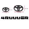 3D ABS Letters 4runner Tailgate Logo Trunk Rear Emblem Badge Sticker Decals Car Style Accessories for T EA8