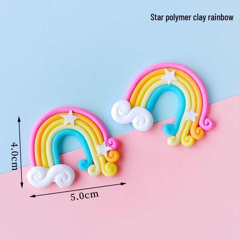 Dazzling Rainbow Tassel Birthday Cake Topper - Dessert Table Decoration