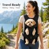 Verstellbarer Haustier-Fronttrage-Rucksack Für Kleine Hunde Katzen Freihändig Welpen-Reisetasche Atmungsaktives Netz Hund-Brustträger Für Spaziergänge