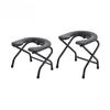 30cm/38cm Shower Chair Heavy Duty Stainless Steel Toilet Chair Seat Household Portable Elderly Toilet Seat