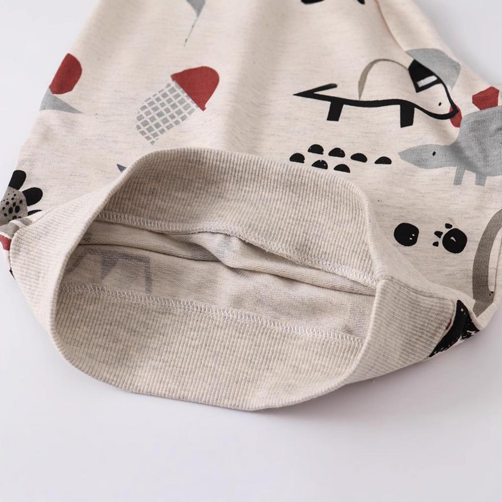 Boys Neck Long Sleeve Sweatshirt Pullover Top for Casual Daily Wear