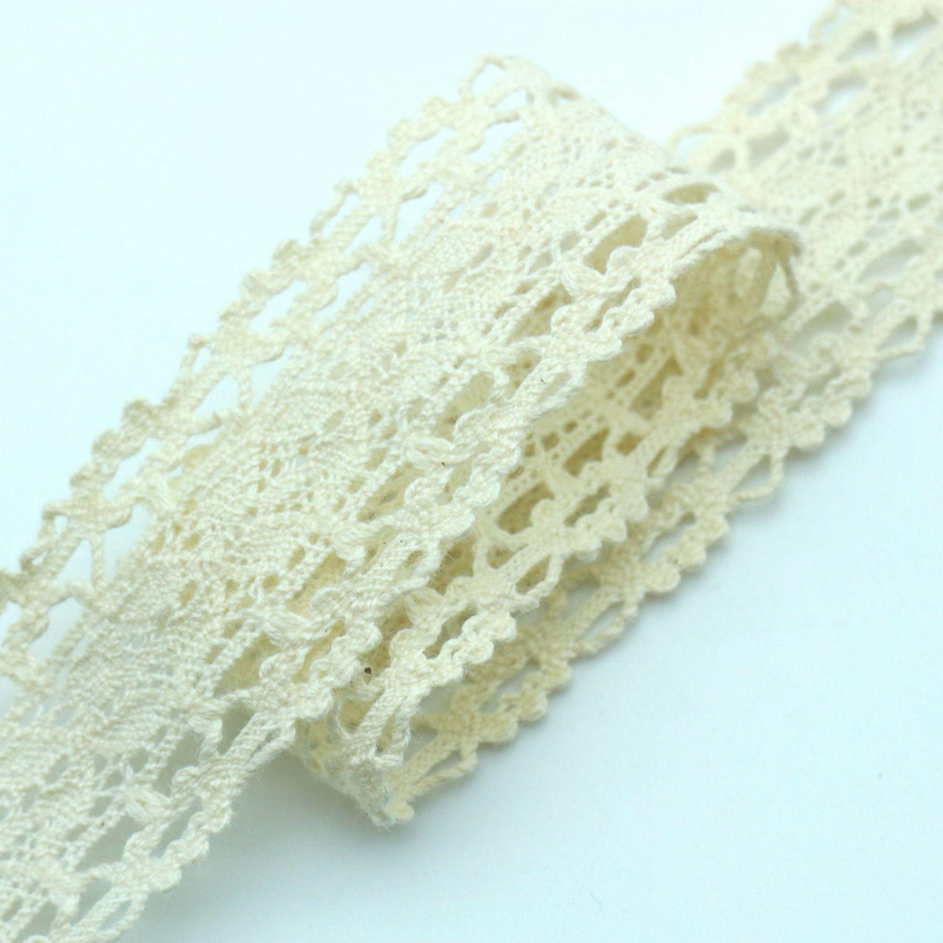 Cotton Thread Lace Accessories Diy Handmade Clothing Fabric Materials Sofa Hat Bedding Curtain Fabric Lace JM2401136