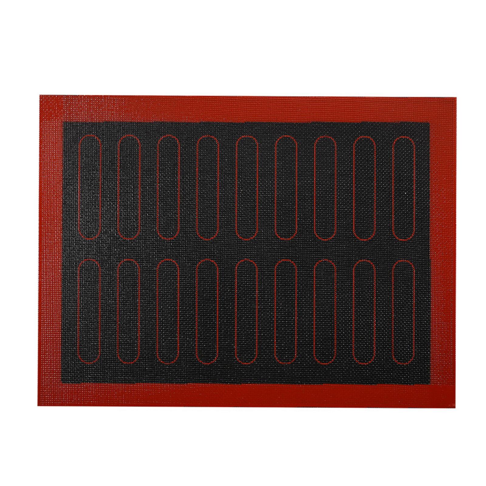 

Прямоугольный силиконовый коврик для выпечки, термостойкий коврик для выпечки из слоеного теста для кухни