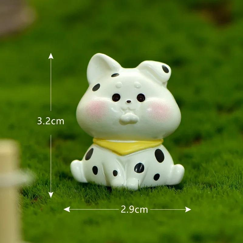 1pc,Cartoon Rabbit Pig Tiger Snake Zodiac Mini Miniatures Animal Fairy Garden Moss Terrarium Resin Decorations Stakes Craft