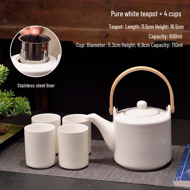 Yilutang Chinese Style Jade Porcelain Kung Fu Tea Set