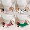 Cartoon Dachshund Dog Bathroom Mat With Absorbent Silicone Diatom Mud Non Slip For Home Use