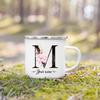 Personalized Mug Initial with Name Cup Custom Tea Coffee Hot Chocolate Mugs Wedding Bride Bridesmaid Mothers Day Gifts for Her