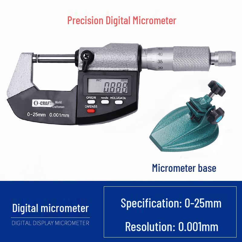 GCRAFT High-Precision Digital External Micrometer