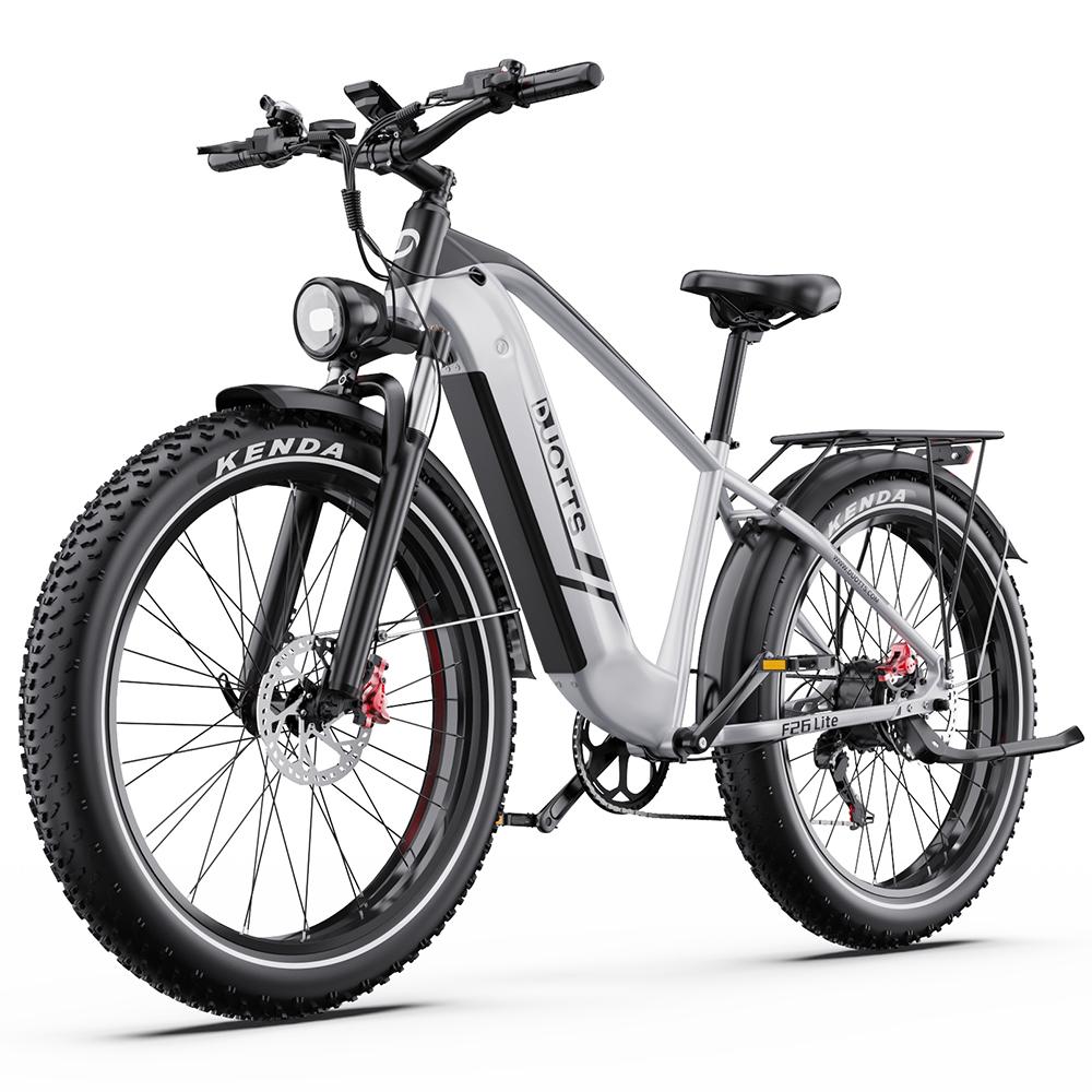 Electric Bike DUOTTS 26" 500W Motor Top Speed 50Km/h 48V 18AH Max Range 90Km Load 150Kg F26 Lite