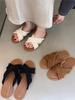 2026 Summer Bohemian Woven Cross Flat Sandals