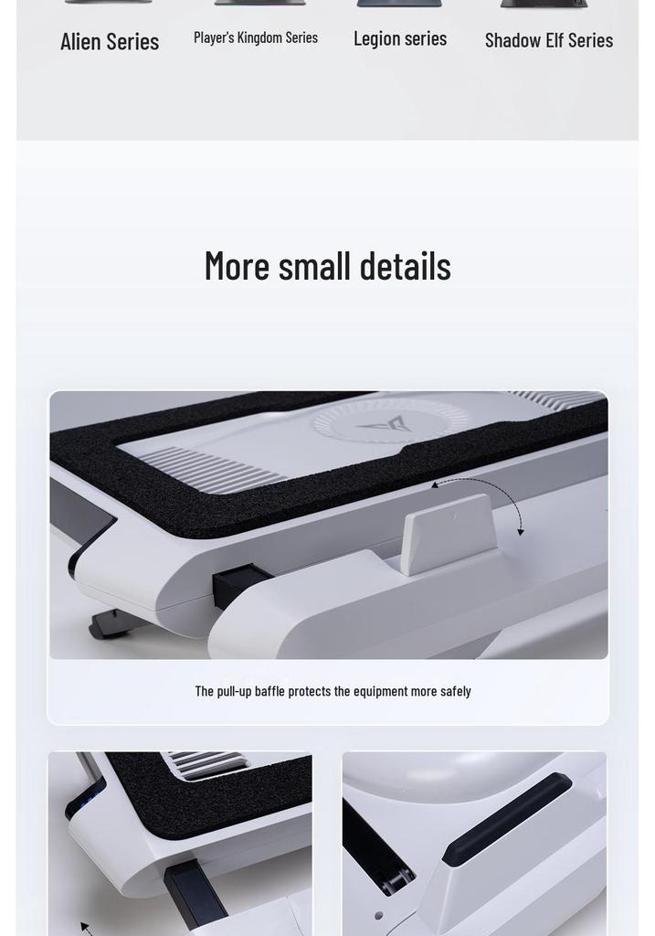 Feizhi BS2 Silent Laptop Cooling Pad with Pressure-Type System