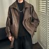Leather Jacket Men's New American Retro Flight Jacket Men's Loose High-end Sense Ruffian Handsome Men's Locomotive
