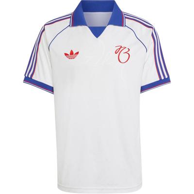 Originals Bellingham First Signature Series Sports Leisure Brand Logo Striped Polo Short Sleeve Football Shirt Men Tops White IM7917