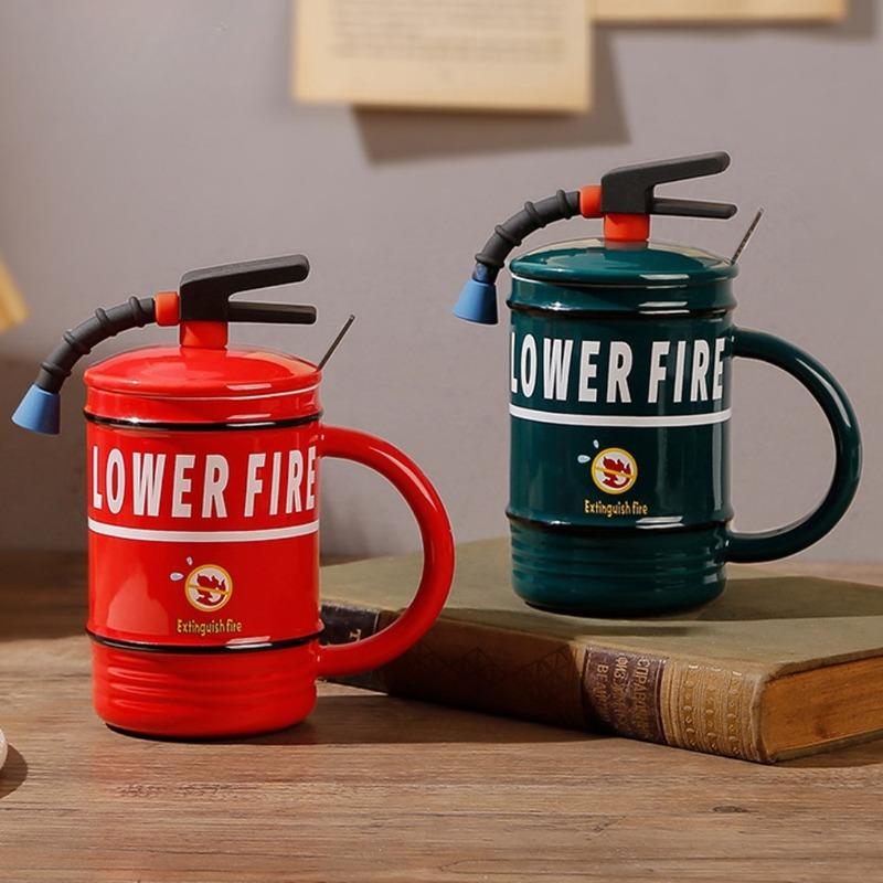 480ml Ceramic Mugs Creative Coffee Cups with Handle Breakfast Latte Cappuccino Tea Cup Oatmeal Breakfast Mug Drinkware Kitchen