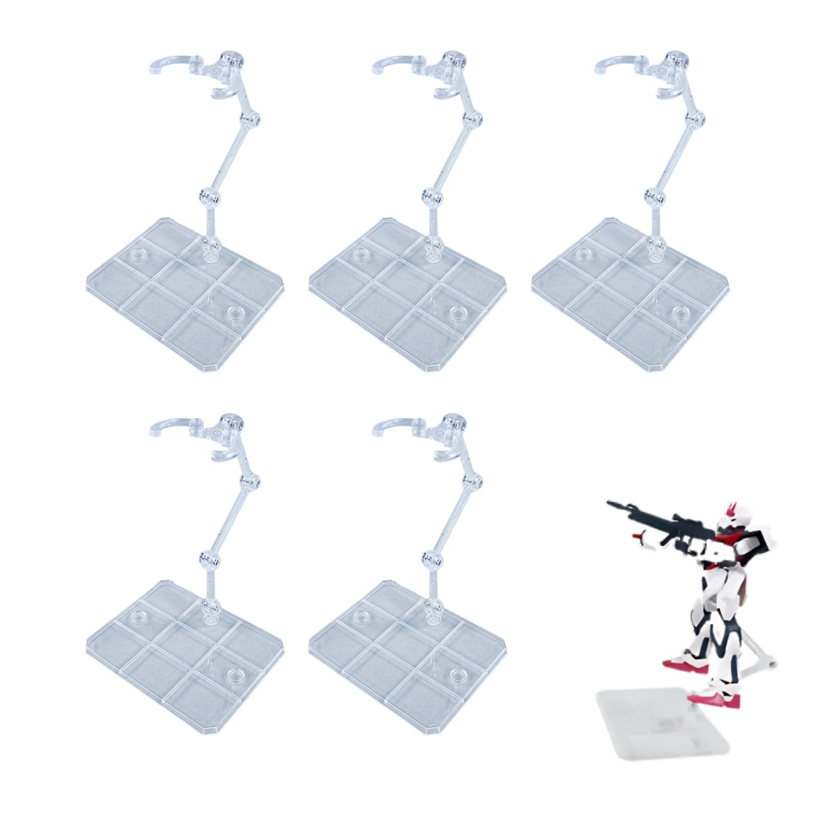 

Подставка для фигурки HAPPY SUGAR, подставка для фигурки, пластиковая модель, подставка Gunpla, акриловая основа, подвижная, фиксированная, на 180 градусов