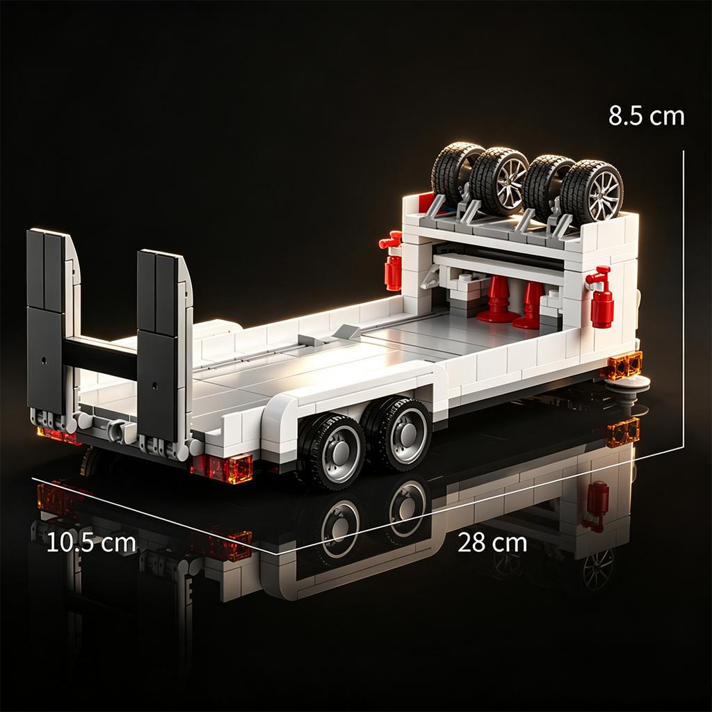2026 New City Series Supercar Building Block Model: Road Rescue Truck, Tow Truck, Rally Car Toy, and Display Piece